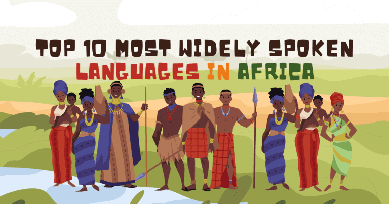 Top 10 most widely spoken languages in Africa