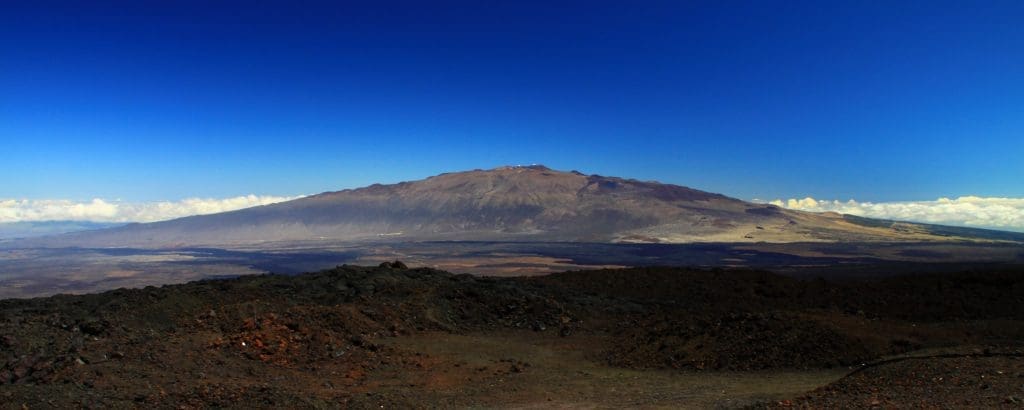 View of the tallest mountain in Hawaii, Mauna Kea.
