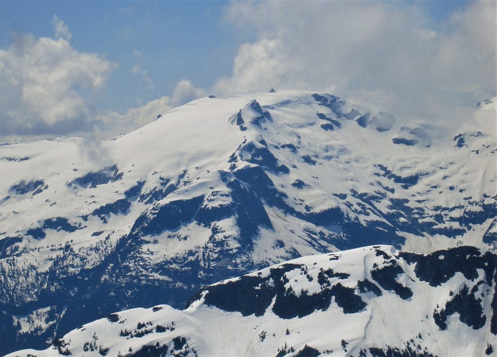 Mount Wood seen from Tricouni Peak in Yukon, Canada