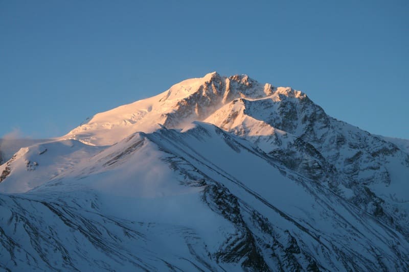 Snowy Shishapangma peak