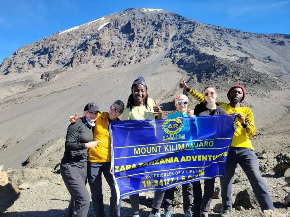 Zara Tanzania adventures trekkers in Kilimnjaro
